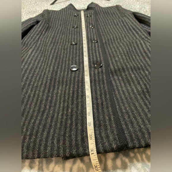Vintage Sears Wool Pinstripe Coat - Picture 10 of 11